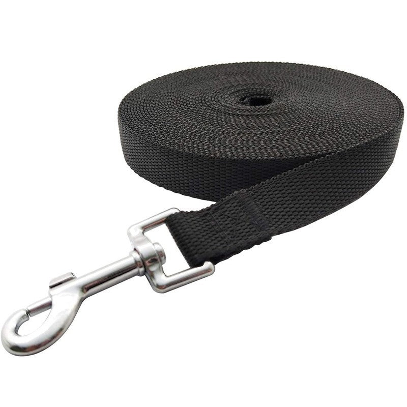 Lange nylon hondenriem voor training en wandelingen | Met stevige metalen karabijnhaak | Geschikt voor middelgrote en grote honden | Meerdere en en lengtes - Image 7