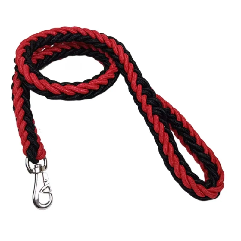 Sterke nylon hondenriem | Gevlochten touw met gesp | Alle seizoenen | Grote hondenriem voor bulldogs en rottweilers | Duurzaam en milieuvriendelijk | Geschikt voor wandelen, trainen en reizen - Image 10