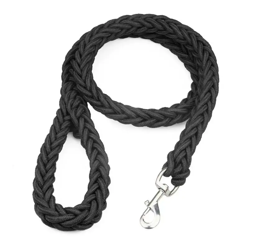 Sterke nylon hondenriem | Gevlochten touw met gesp | Alle seizoenen | Grote hondenriem voor bulldogs en rottweilers | Duurzaam en milieuvriendelijk | Geschikt voor wandelen, trainen en reizen - Image 11
