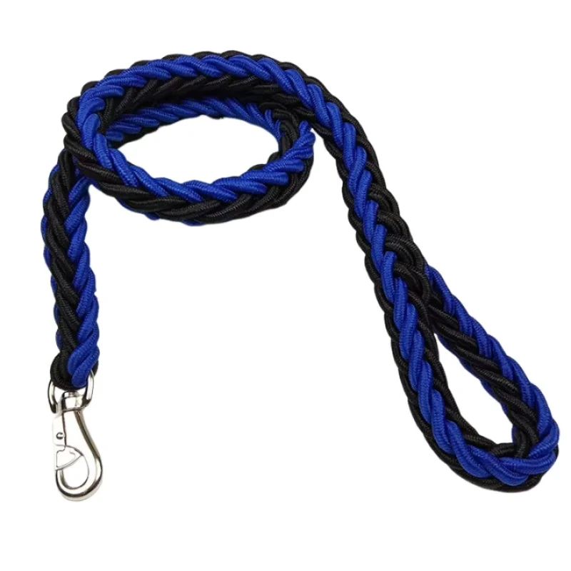 Sterke nylon hondenriem | Gevlochten touw met gesp | Alle seizoenen | Grote hondenriem voor bulldogs en rottweilers | Duurzaam en milieuvriendelijk | Geschikt voor wandelen, trainen en reizen - Image 9