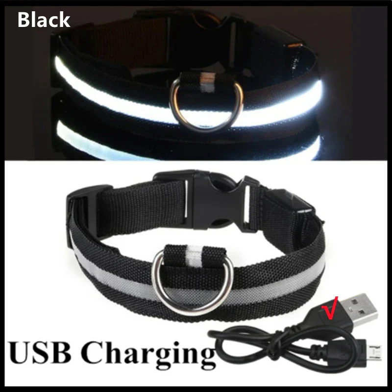 LED Verlichte Veiligheidshalsband voor Huisdieren | Oplaadbaar via USB, Waterbestendig, 3 Lichtmodi | Geschikt voor Honden en Katten - Image 11
