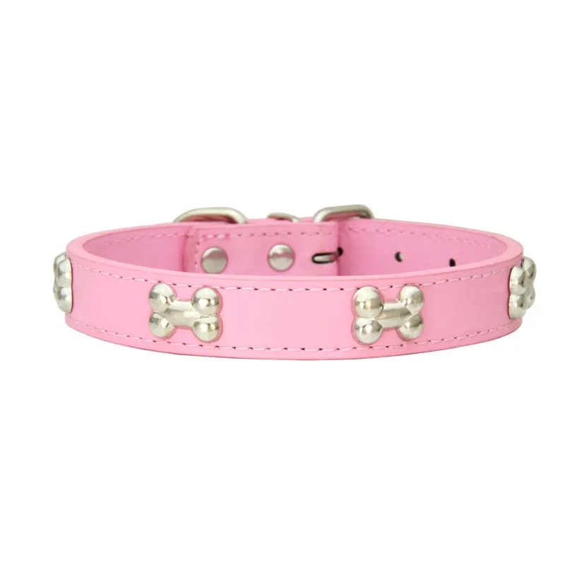 Luxe Kunstleren Halsaccessoire voor Huisdieren met Metalen Botdetails | Verstelbaar en Comfortabel | Geschikt voor Honden en Katten - Image 12