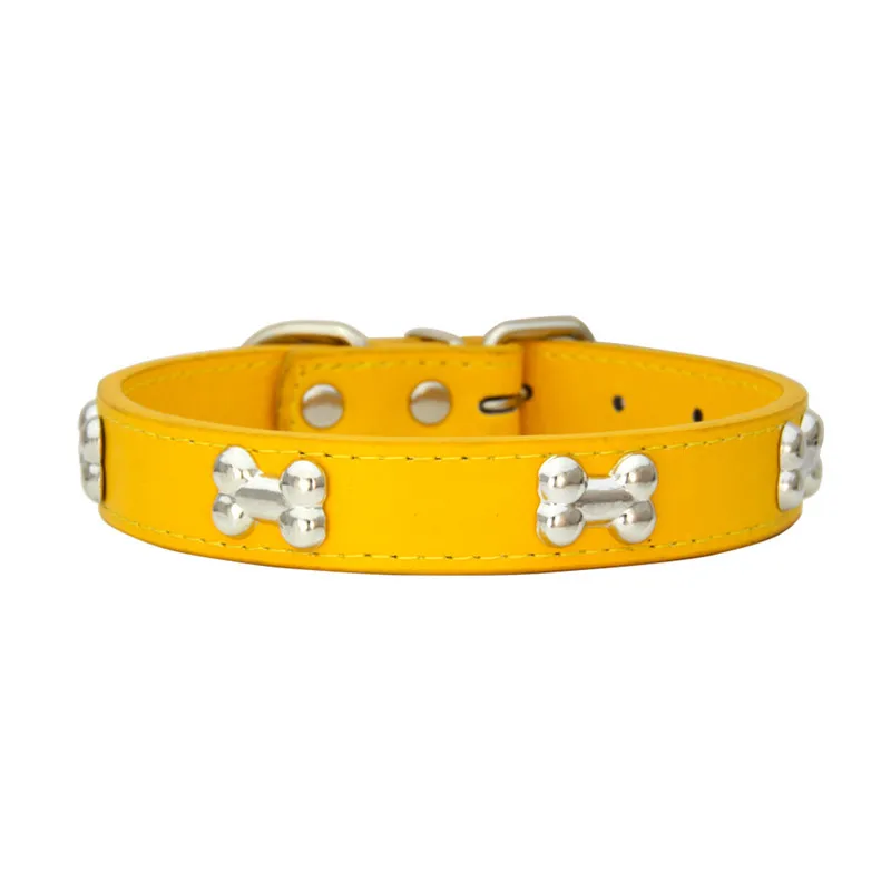 Luxe Kunstleren Halsaccessoire voor Huisdieren met Metalen Botdetails | Verstelbaar en Comfortabel | Geschikt voor Honden en Katten - Image 14