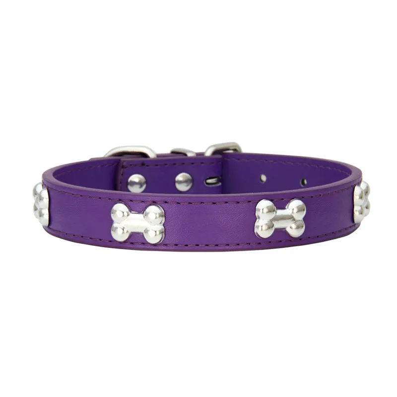 Luxe Kunstleren Halsaccessoire voor Huisdieren met Metalen Botdetails | Verstelbaar en Comfortabel | Geschikt voor Honden en Katten - Image 15