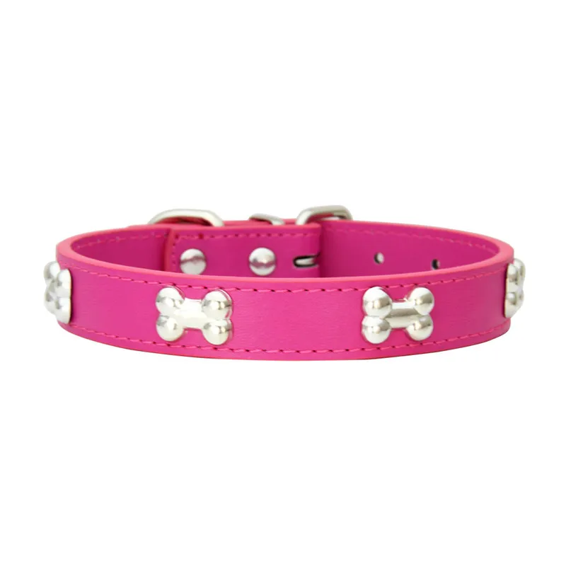 Luxe Kunstleren Halsaccessoire voor Huisdieren met Metalen Botdetails | Verstelbaar en Comfortabel | Geschikt voor Honden en Katten - Image 17
