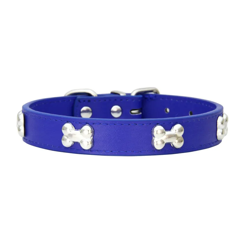 Luxe Kunstleren Halsaccessoire voor Huisdieren met Metalen Botdetails | Verstelbaar en Comfortabel | Geschikt voor Honden en Katten - Image 18