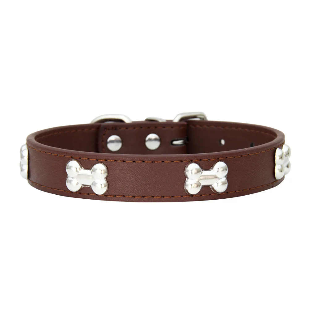 Luxe Kunstleren Halsaccessoire voor Huisdieren met Metalen Botdetails | Verstelbaar en Comfortabel | Geschikt voor Honden en Katten - Image 19
