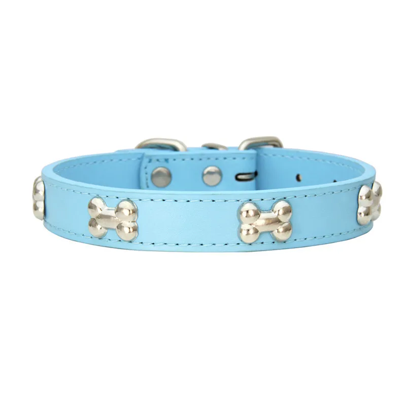 Luxe Kunstleren Halsaccessoire voor Huisdieren met Metalen Botdetails | Verstelbaar en Comfortabel | Geschikt voor Honden en Katten - Image 20