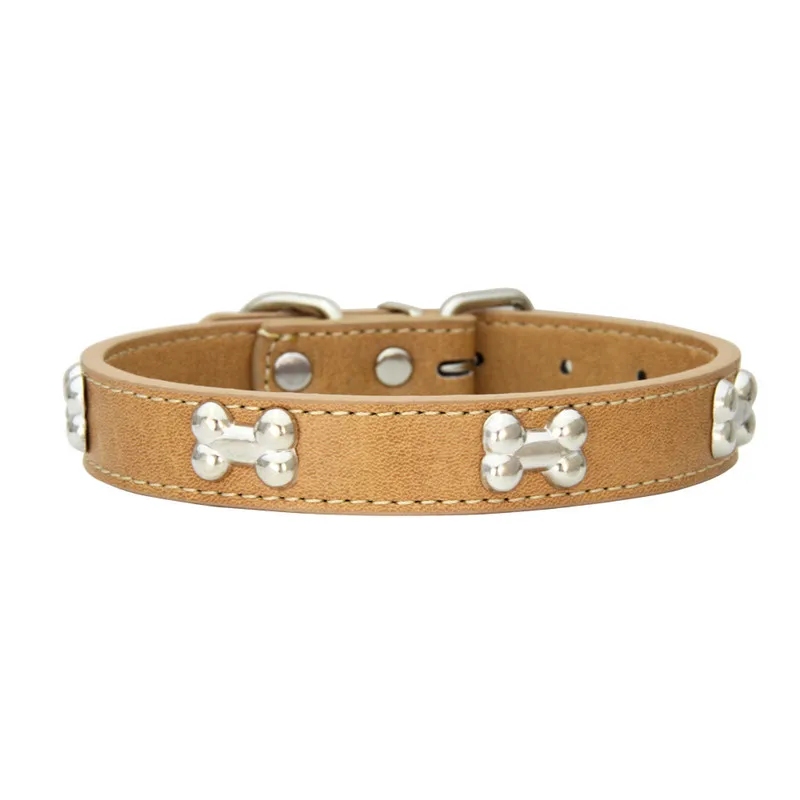 Luxe Kunstleren Halsaccessoire voor Huisdieren met Metalen Botdetails | Verstelbaar en Comfortabel | Geschikt voor Honden en Katten - Image 21