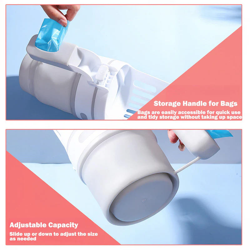 LitterMate kattenbak schep met ergonomisch handvat | Compact opvouwbaar ontwerp | Eenvoudig schoonmaken en minder rommel | Efficiënte afvalverwerking voor kattenbak - Image 15