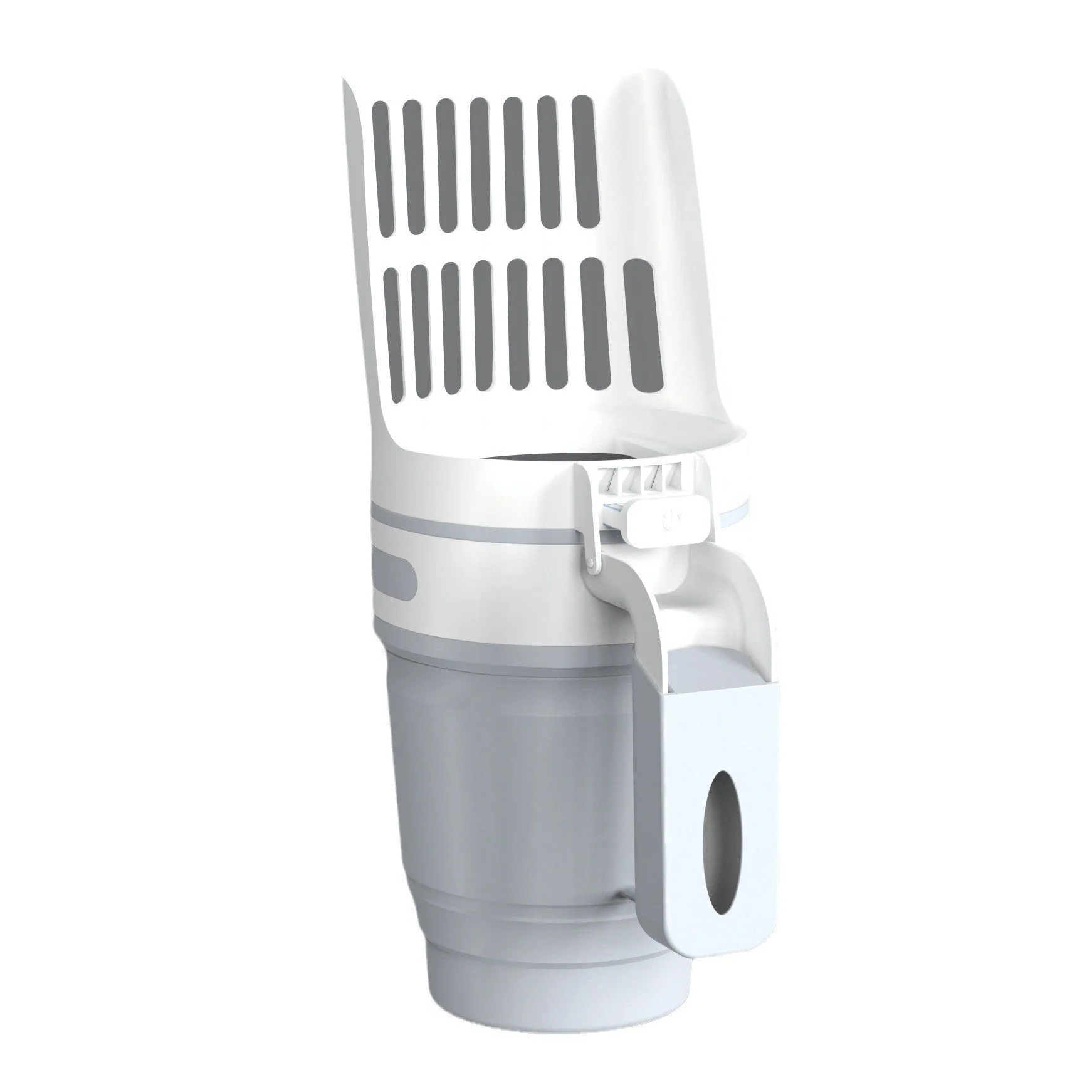 LitterMate kattenbak schep met ergonomisch handvat | Compact opvouwbaar ontwerp | Eenvoudig schoonmaken en minder rommel | Efficiënte afvalverwerking voor kattenbak - Image 7