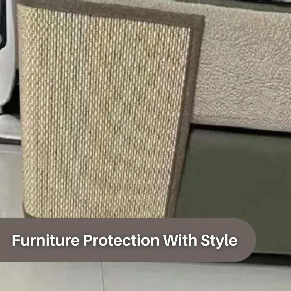 ScratchGuard™ Meubelbescherming Deluxe | Beschermhoes voor Bank en Fauteuil tegen Kattenkrabben | Premium Milieuvriendelijke Sisalstof | Bevordert Kattenwelzijn en Krabgedrag | Duurzame Bescherming voor Thuis - Image 12