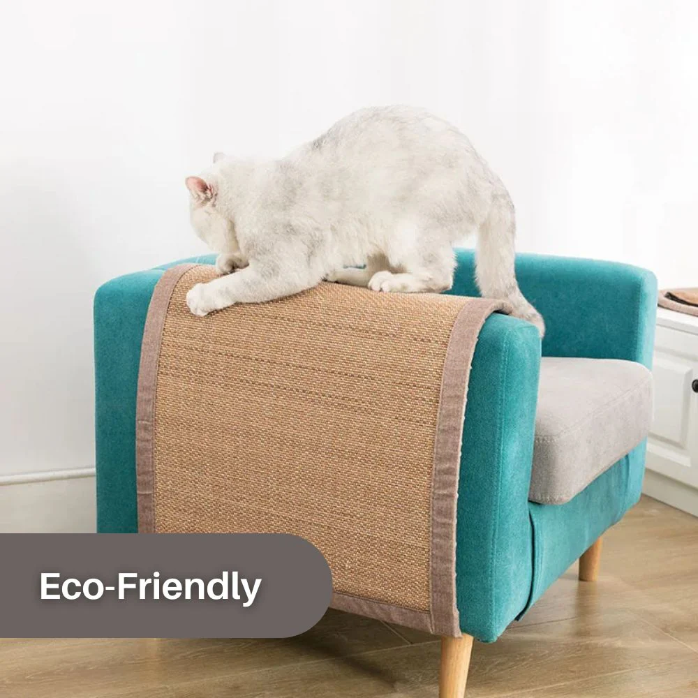 ScratchGuard™ Meubelbescherming Deluxe | Beschermhoes voor Bank en Fauteuil tegen Kattenkrabben | Premium Milieuvriendelijke Sisalstof | Bevordert Kattenwelzijn en Krabgedrag | Duurzame Bescherming voor Thuis - Image 4