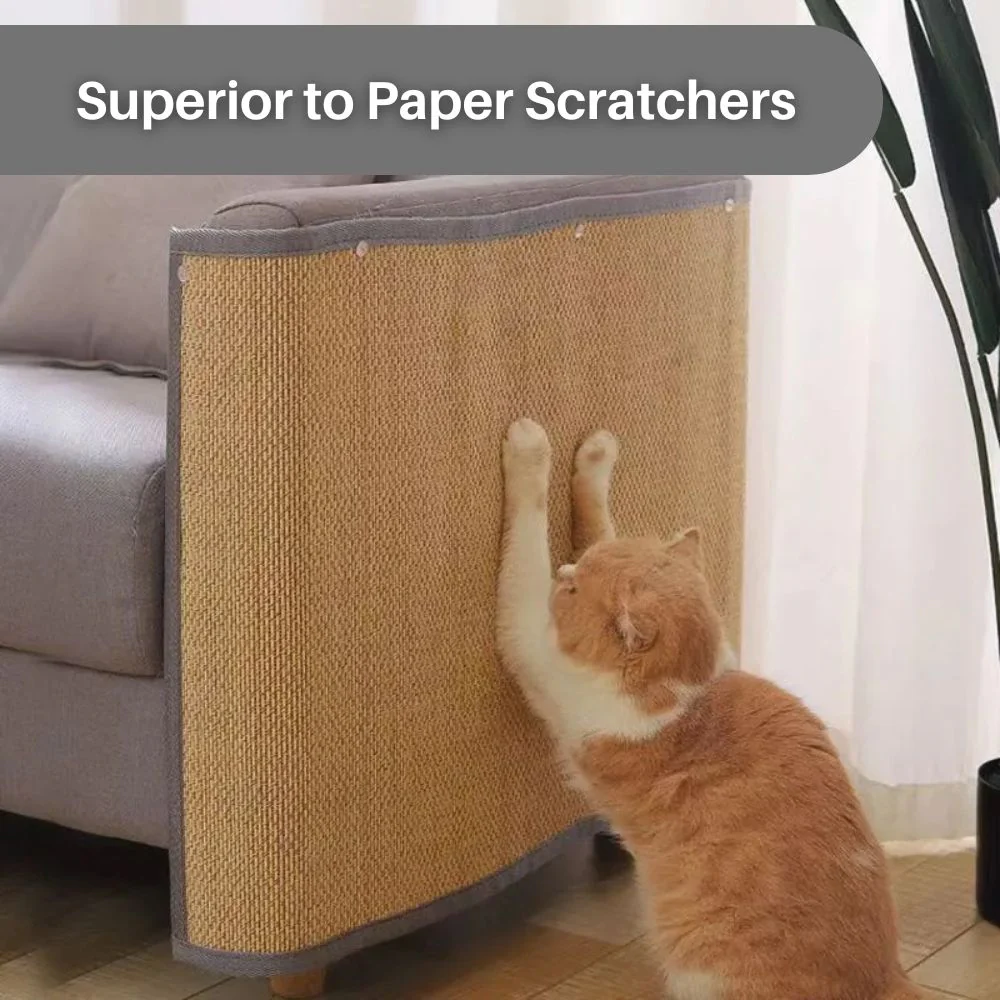 ScratchGuard™ Meubelbescherming Deluxe | Beschermhoes voor Bank en Fauteuil tegen Kattenkrabben | Premium Milieuvriendelijke Sisalstof | Bevordert Kattenwelzijn en Krabgedrag | Duurzame Bescherming voor Thuis - Image 9