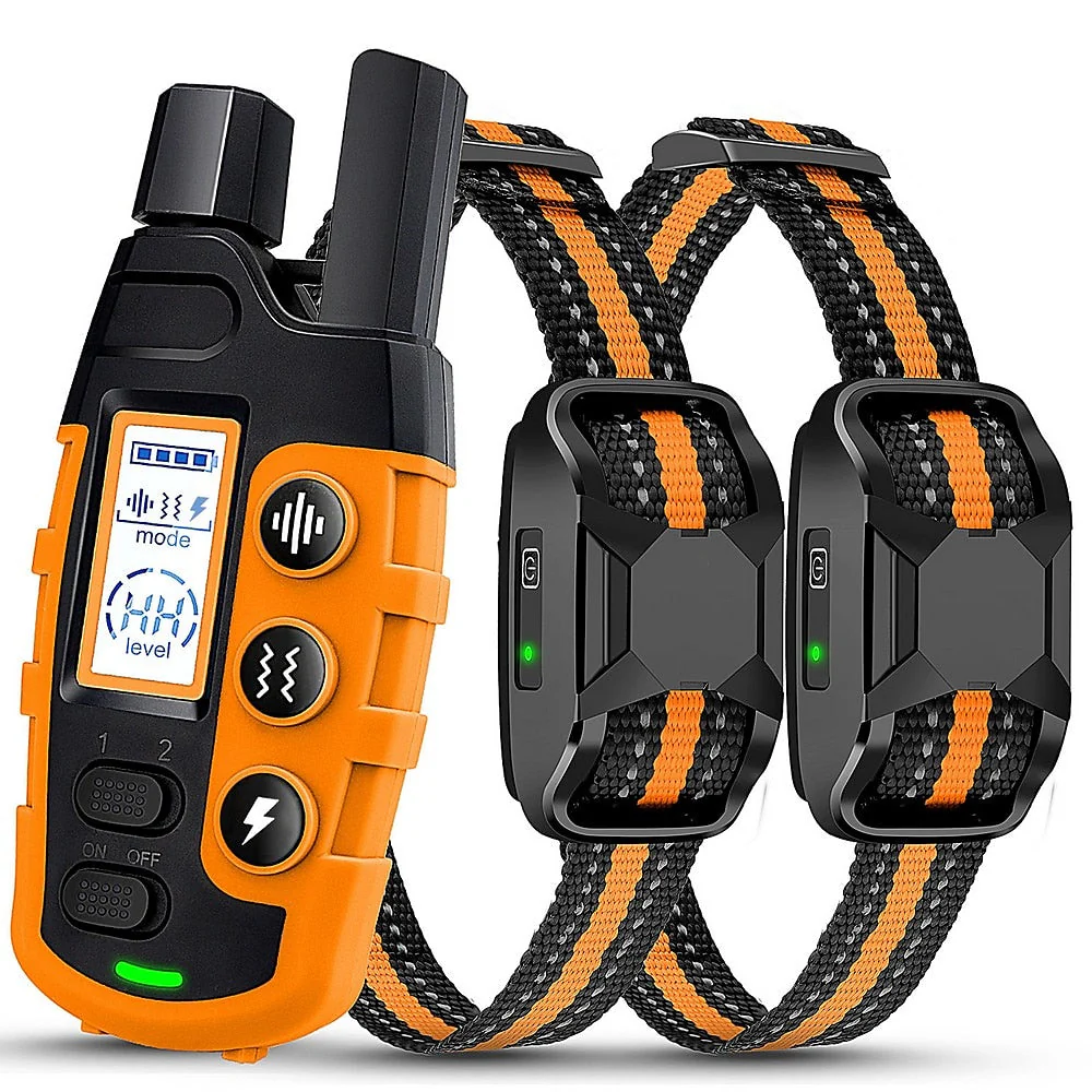Hondentrainingshalsband met afstandsbediening | Bereik tot 1000 meter | Waterproof | Verstelbaar voor honden 20-51 cm | Oplaadbaar - Image 4
