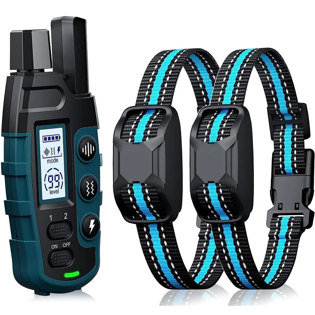 Hondentrainingshalsband met afstandsbediening | Bereik tot 1000 meter | Waterproof | Verstelbaar voor honden 20-51 cm | Oplaadbaar - Image 6