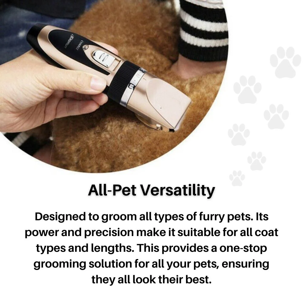 Stille Milo™ Pro Trimmer met Ultrasone Technologie | Oplaadbare Batterij | Professionele Precisie en Rustige Verzorging voor Huisdieren - Image 11