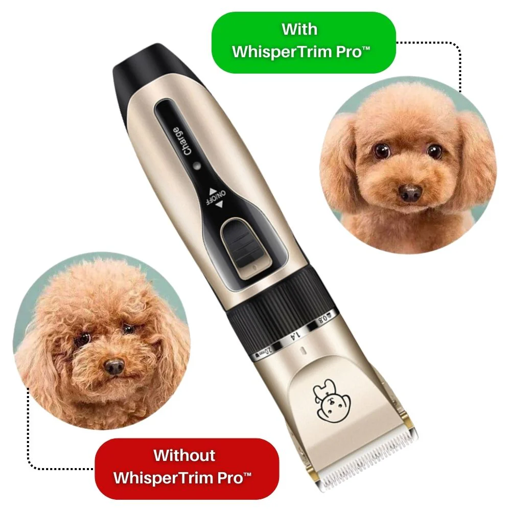 Stille Milo™ Pro Trimmer met Ultrasone Technologie | Oplaadbare Batterij | Professionele Precisie en Rustige Verzorging voor Huisdieren - Image 4