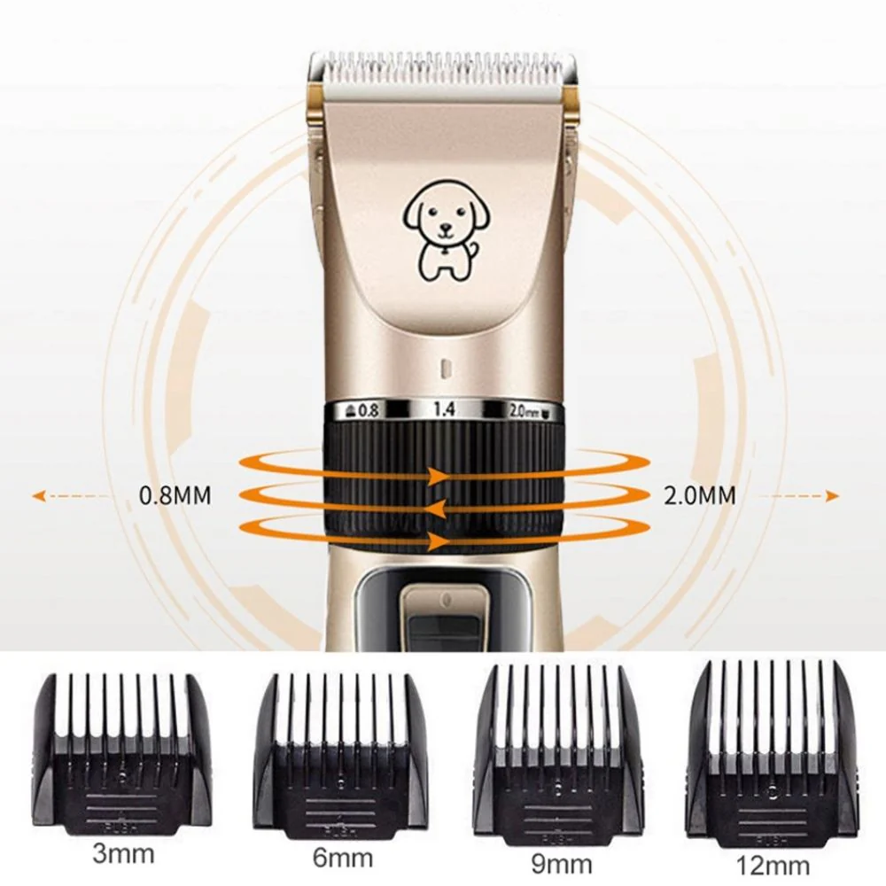 Stille Milo™ Pro Trimmer met Ultrasone Technologie | Oplaadbare Batterij | Professionele Precisie en Rustige Verzorging voor Huisdieren - Image 6