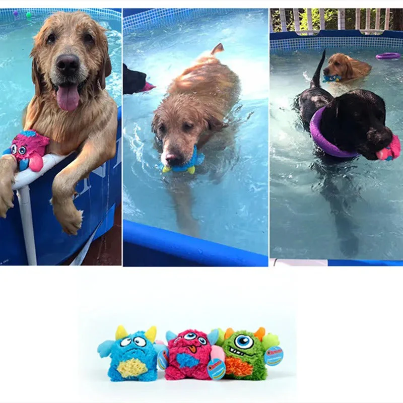 Interactief Speeltje voor Honden | Monsterontwerp Met Stekelige Bal | Stimuleert Zintuigen en Bevordert Tandgezondheid | Duurzaam en Kleurrijk | 10x10 cm | Diverse Kleuren - Image 3