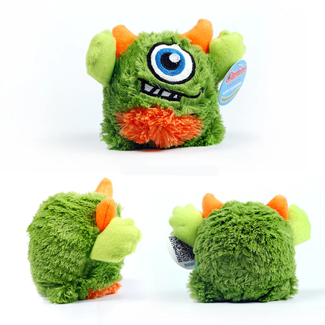Interactief Speeltje voor Honden | Monsterontwerp Met Stekelige Bal | Stimuleert Zintuigen en Bevordert Tandgezondheid | Duurzaam en Kleurrijk | 10x10 cm | Diverse Kleuren - Image 7