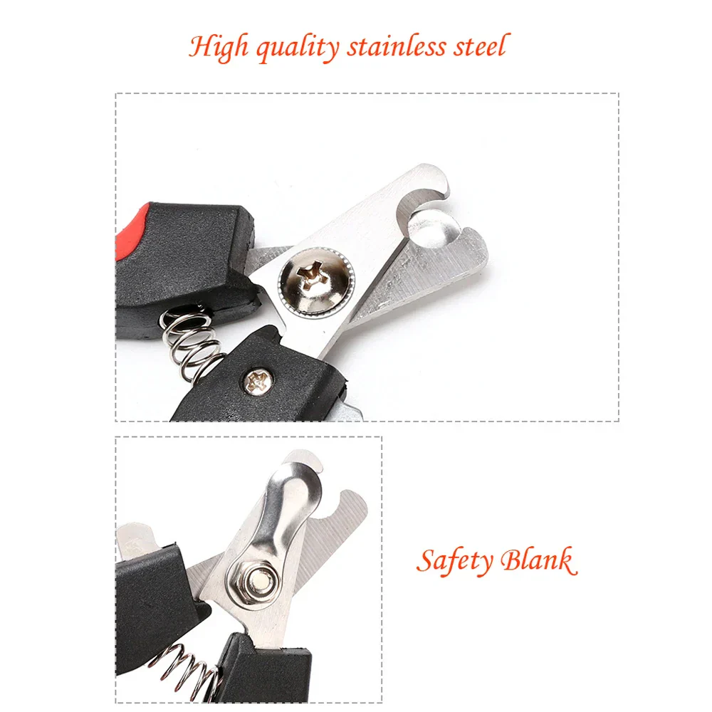 Duurzame Roestvrijstalen Nagelknipper voor Honden en Katten | Multifunctioneel met Comfortabele Rubberen Grip | Veilig en Precies Trimmen - Image 4