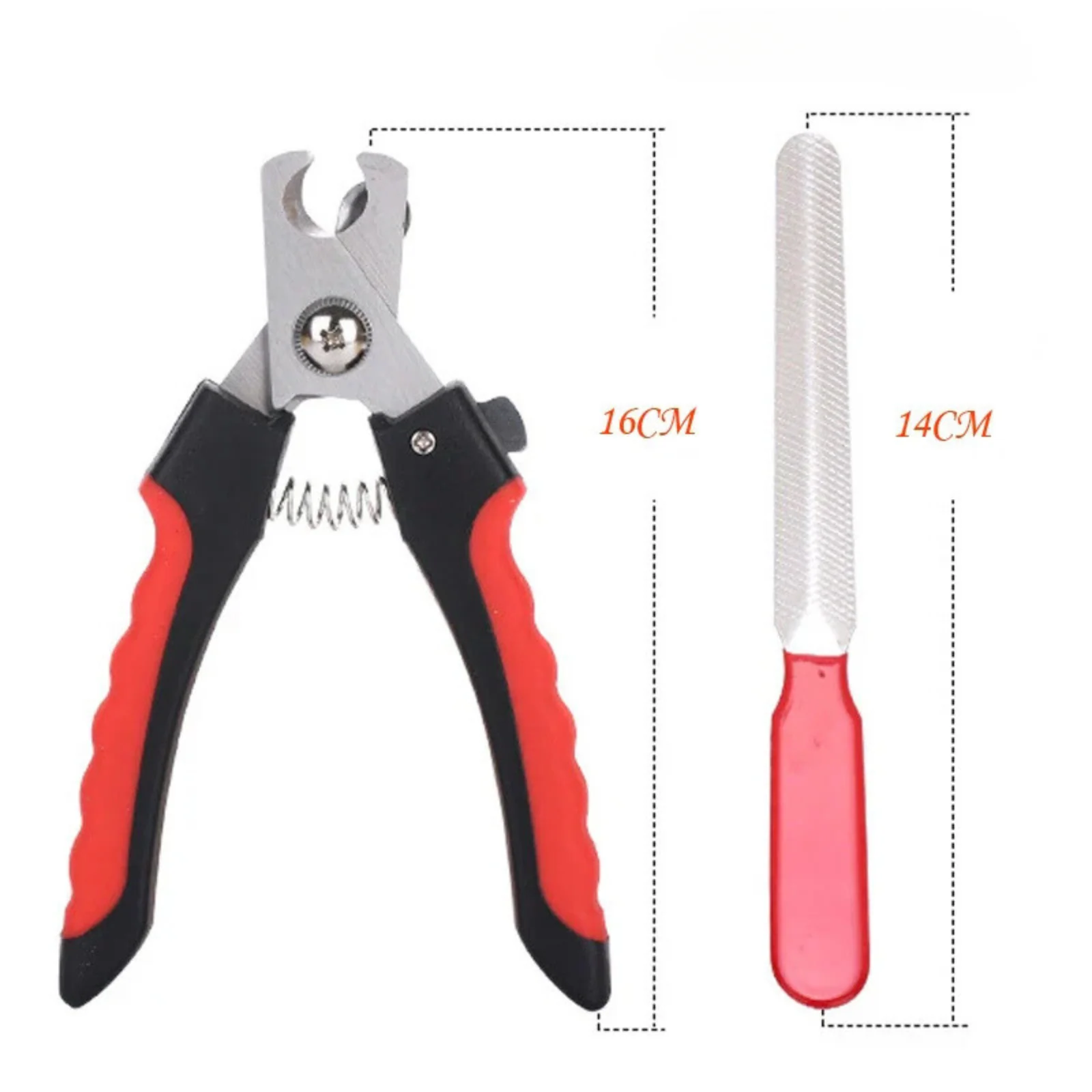 Duurzame Roestvrijstalen Nagelknipper voor Honden en Katten | Multifunctioneel met Comfortabele Rubberen Grip | Veilig en Precies Trimmen - Image 5