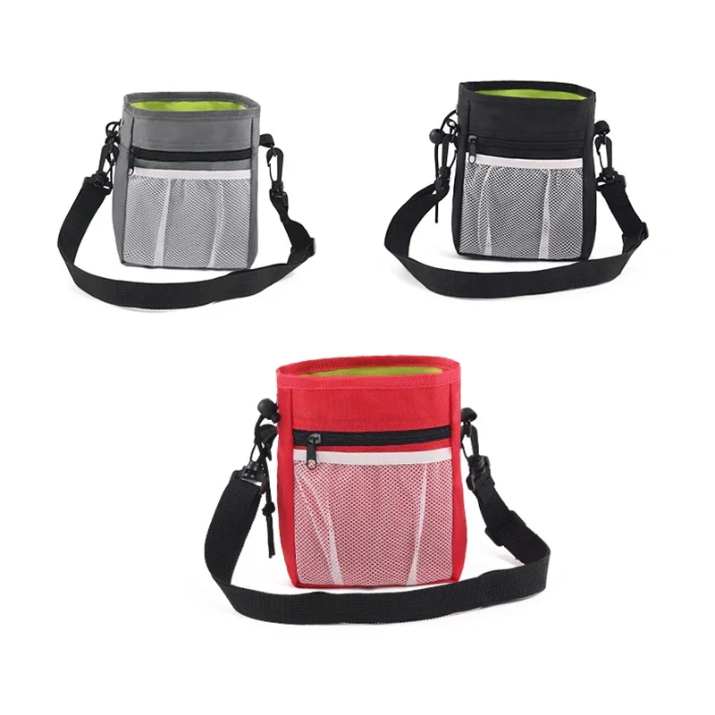 Duurzaam Beloningstasje voor Honden | Vuilafstotend Oxforddoek en Nylon Binnenvoering | 18x14x6 cm | met Klittenbandsluiting en Mesh Vakje - Image 6