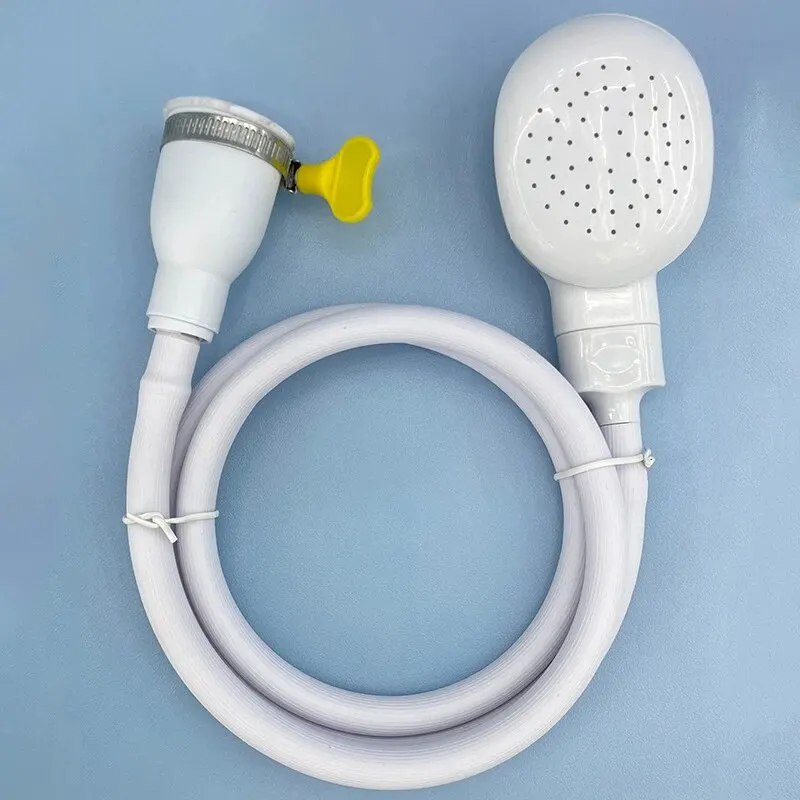 Multifunctionele Douchekop voor Huisdieren | Gemakkelijk Aan Te Sluiten | Flexibele Tuinslang | Ideaal voor Honden, Katten, Buitengebruik | Duurzaam ABS Material - Image 3