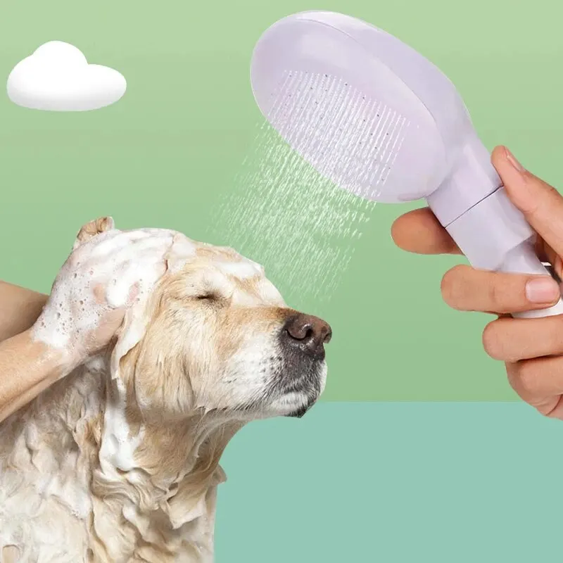 Multifunctionele Douchekop voor Huisdieren | Gemakkelijk Aan Te Sluiten | Flexibele Tuinslang | Ideaal voor Honden, Katten, Buitengebruik | Duurzaam ABS Material - Image 4