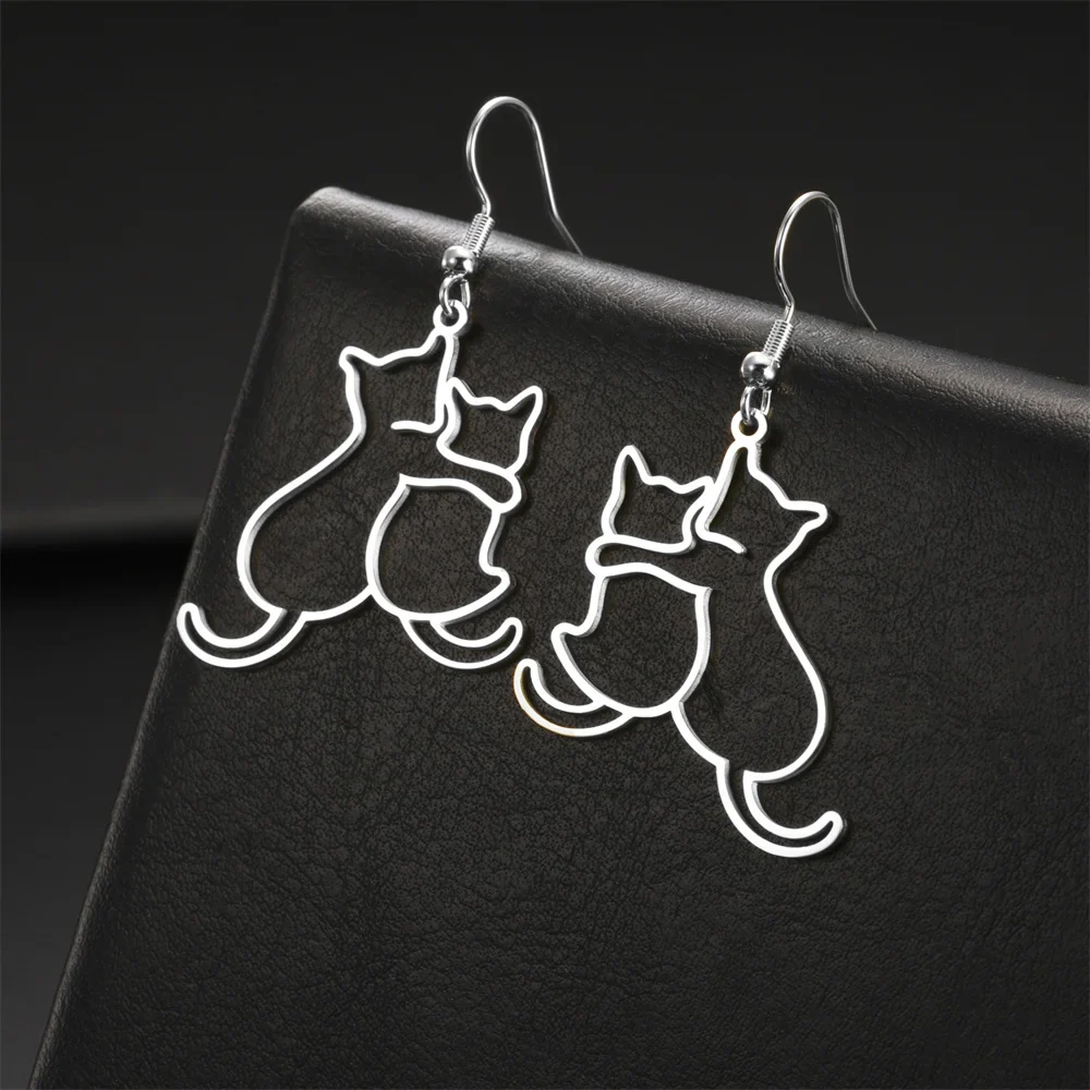 Honden en Katten Ketting voor Dames | Roestvrijstalen Dierenhanger Sieraad | Verstelbare Halsketting | Perfect Cadeau voor Huisdierliefhebbers | My Shape - Image 5