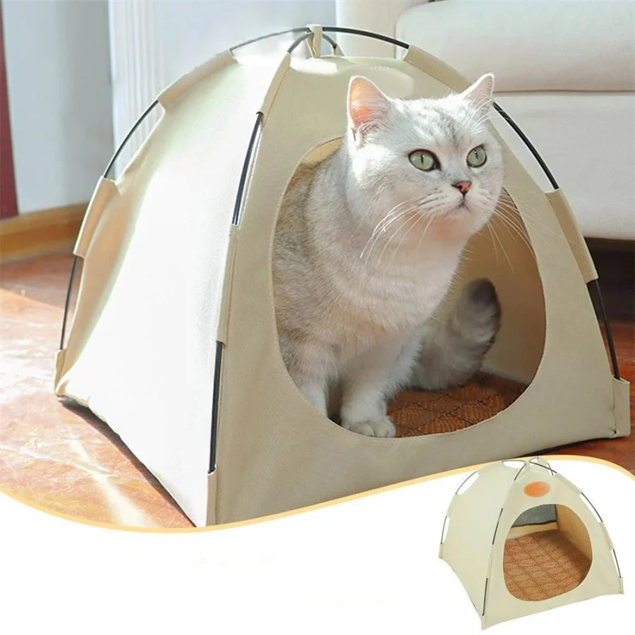 Nala | Uitvouwbare Luxe Kattenhut | Draagbaar Ontwerp | Duurzaam en Comfortabel - Image 4
