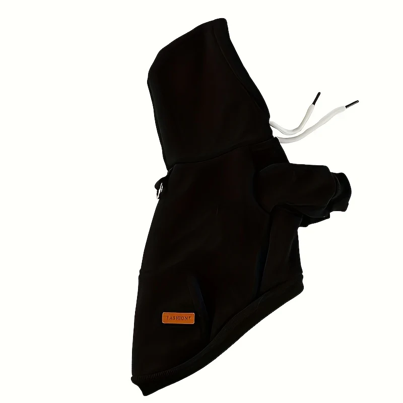 Hondentrui met capuchon | Geschikt voor Schnauzers | Pomeranians | Teddy honden | Pullover ontwerp | 65% katoen | Gebreide stof | Handwas | Ideaal voor kleine rassen | Gemaakt in Guangdong China - Image 12