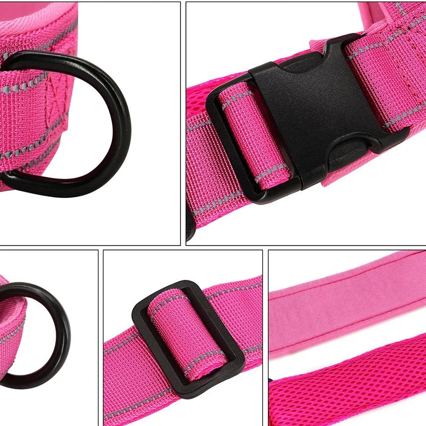 Hondenharnas met Reflecterende Veiligheid | Duurzaam Nylon | No Pull Functie | Verstelbare Pasvorm | Stevig Handvat | Geschikt voor Duitse Herders | Diverse Maten en Kleuren - Image 4