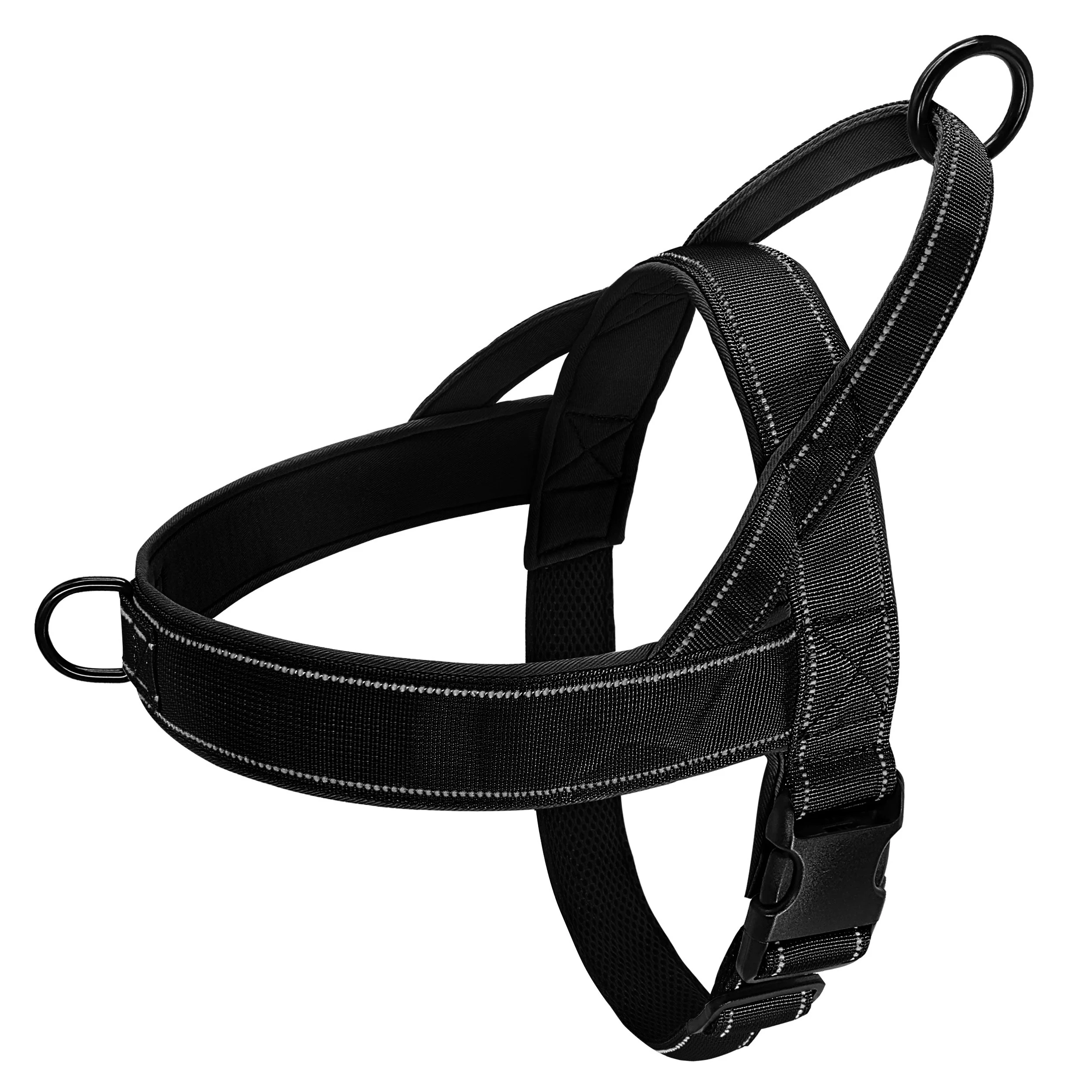 Hondenharnas met Reflecterende Veiligheid | Duurzaam Nylon | No Pull Functie | Verstelbare Pasvorm | Stevig Handvat | Geschikt voor Duitse Herders | Diverse Maten en Kleuren - Image 7