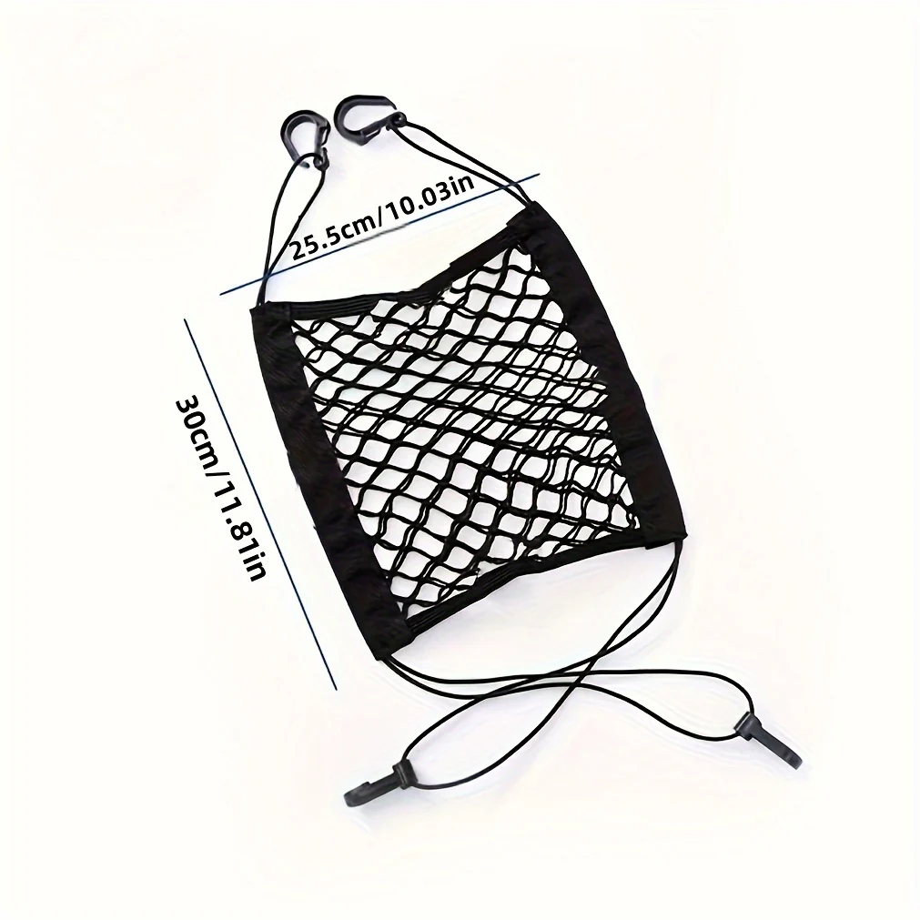 Universeel Autobeschermrek | Polyester Net & Organizer | Veiligheidsscheider voor Huisdieren & Baby's | Stretchbaar & Duurzaam | Perfecte - Image 2