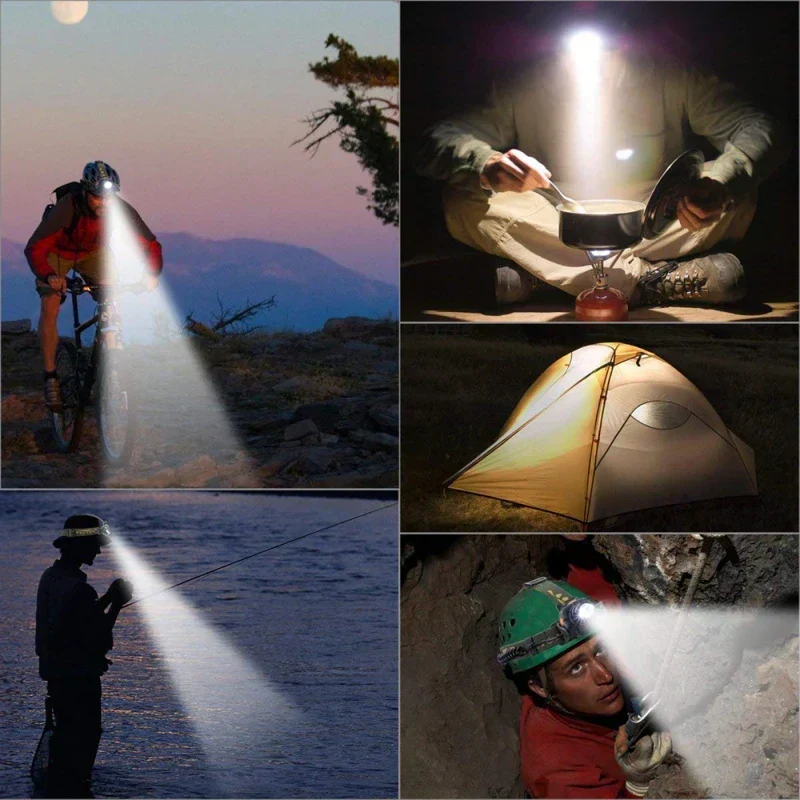 Oplaadbare LED Hoofdlamp | Waterdicht & Krachtig | Verstelbare Zoom | USB Oplaadbaar | Outdoor Avonturen - Image 2