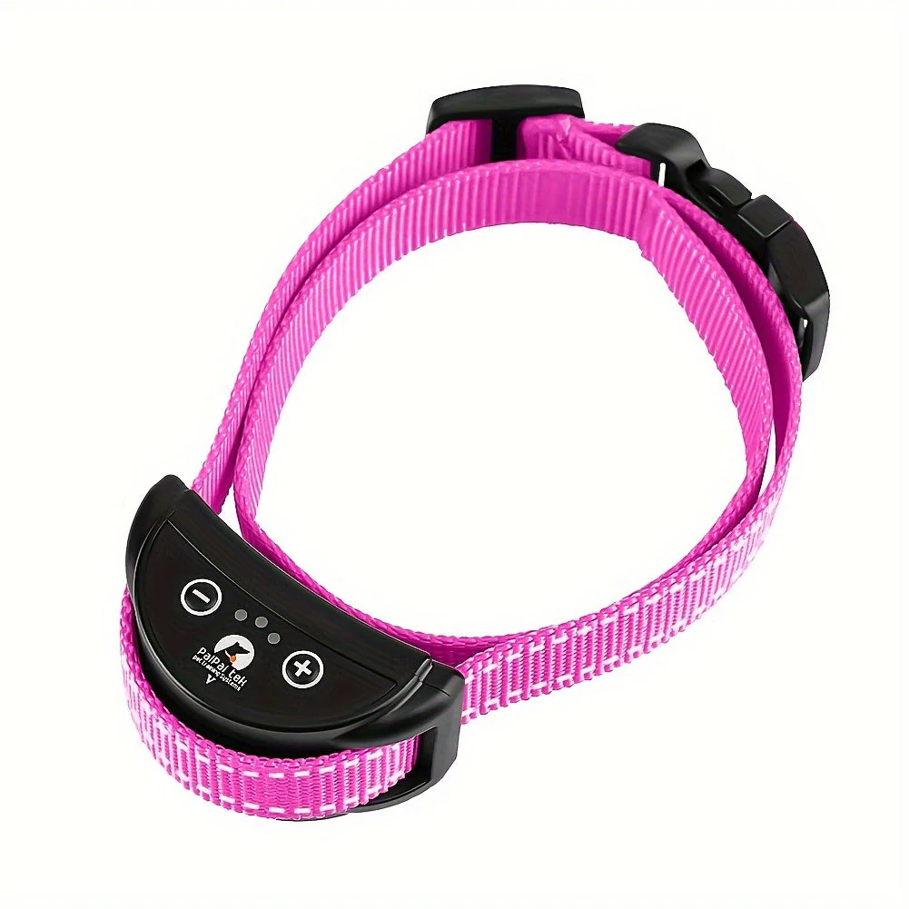 Oplaadbare vibrerende anti-blaf halsband voor honden | Verstelbaar nylon | Geen schokken | USB-oplaadbaar | Geschikt voor kleine en grote rassen | Lengte 20-70cm - Image 5