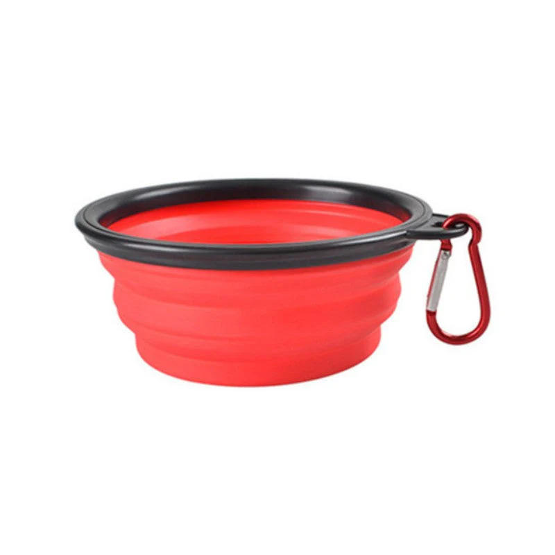 Opvouwbare voerbak voor honden en katten | Duurzaam TPR-rubber | Met karabijnhaak | Compact & lichtgewicht | Ideaal voor onderweg, reizen of wandelingen | Geschikt voor water en voer - Image 13