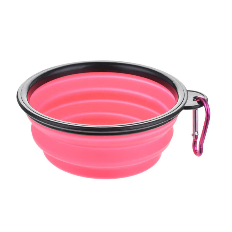 Opvouwbare voerbak voor honden en katten | Duurzaam TPR-rubber | Met karabijnhaak | Compact & lichtgewicht | Ideaal voor onderweg, reizen of wandelingen | Geschikt voor water en voer - Image 15
