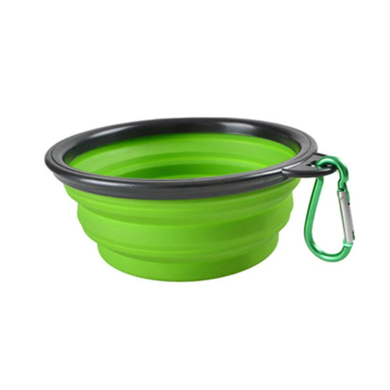 Opvouwbare voerbak voor honden en katten | Duurzaam TPR-rubber | Met karabijnhaak | Compact & lichtgewicht | Ideaal voor onderweg, reizen of wandelingen | Geschikt voor water en voer - Image 9