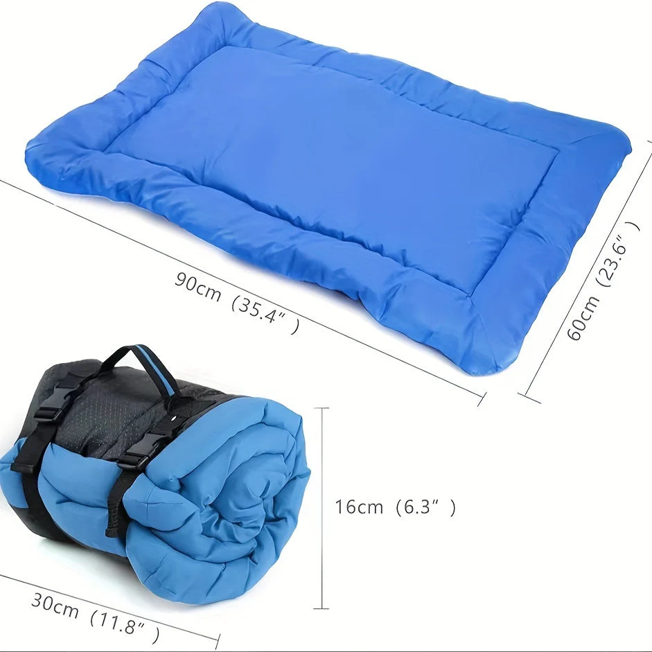 Opvouwbare Waterdichte Hondenmat 90x60 cm | Lichtgewicht Reismat van Polyester | Buitenmat Voor Hond | Gemakkelijk Schoon te Maken | Ideaal voor Camping, Wandelen en Tuin - Image 3