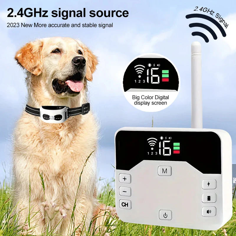 PawPal Draadloze Hondenhalsband | Verstelbare Trainingshalsband voor Honden 6,8-54 kg | 300m Actieradius | Instelbaar en Veilig - Image 7