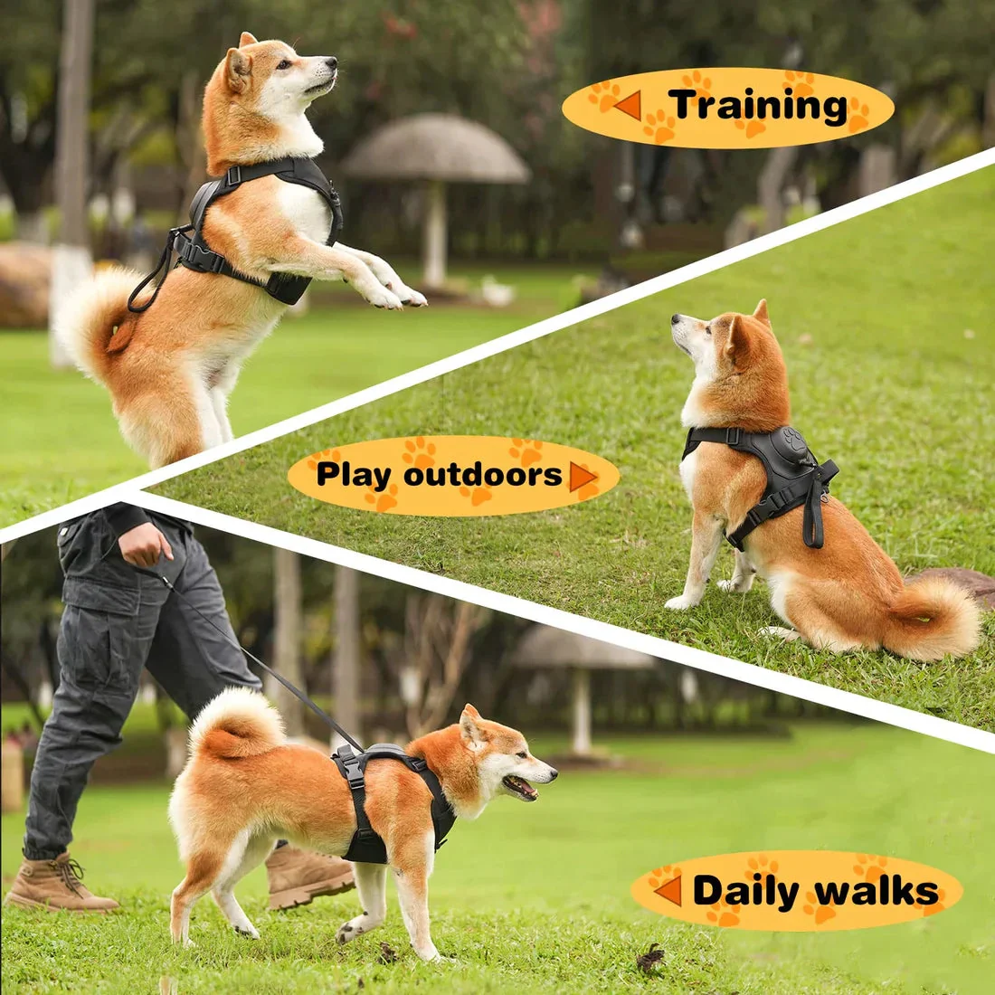 PawPerfect Handsfree Hondenharnas met Geïntegreerde Lijn | Veilig en Comfortabel | Voor Stressvrije en Controleerbare Hondenwandelingen - Image 8