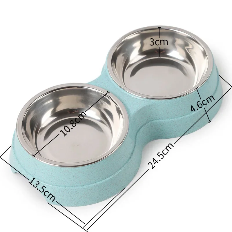 PawPerfect Dubbele Set | Roestvrijstalen Eet- & Drinkbakken voor Huisdieren | Antislip, Duurzaam & Hygiënisch - Image 7