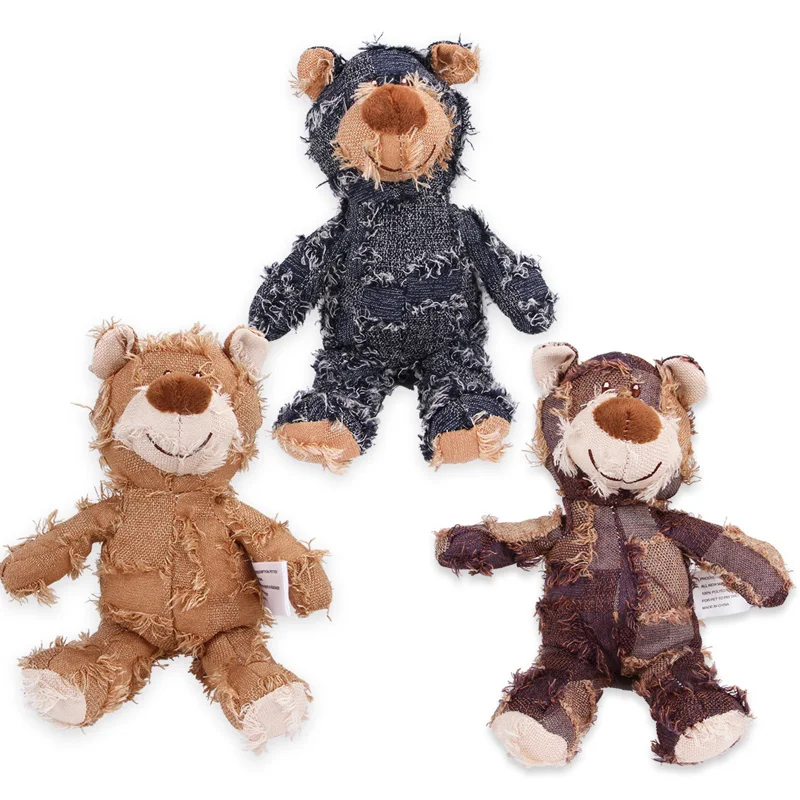 PawPlay Pluche Teddybeer met Pieper voor Kleine Honden | Ideaal voor Training en Plezier | Lichtgewicht en Duurzaam - Image 6