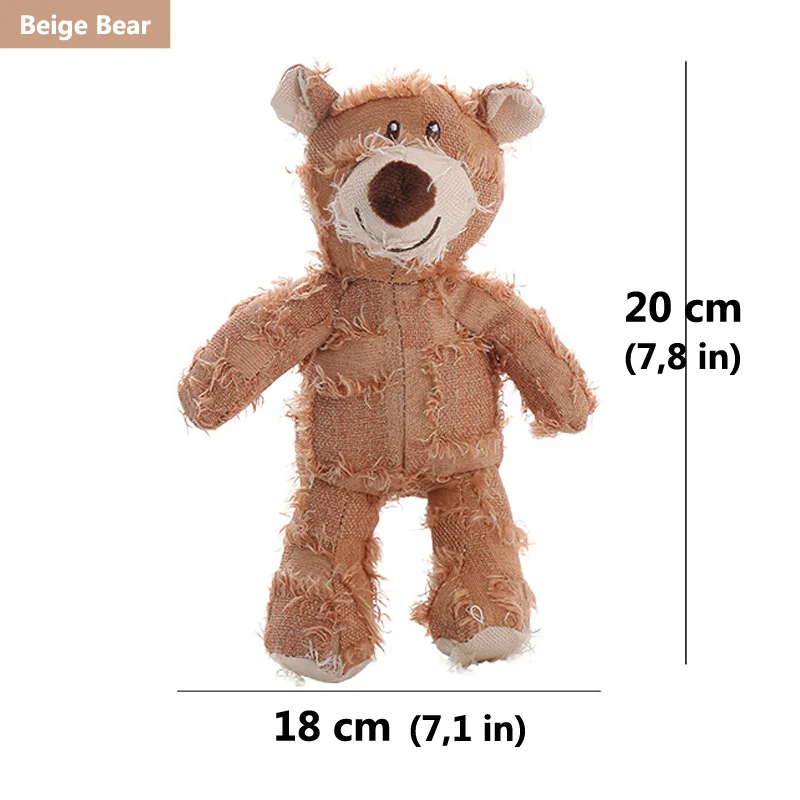 PawPlay Pluche Teddybeer met Pieper voor Kleine Honden | Ideaal voor Training en Plezier | Lichtgewicht en Duurzaam - Image 7