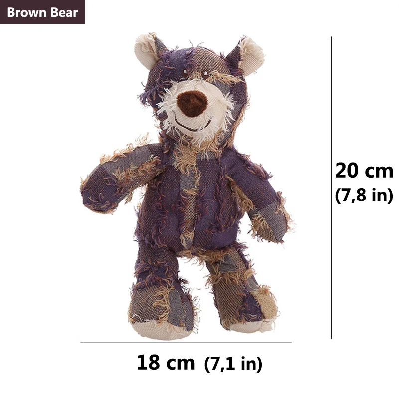 PawPlay Pluche Teddybeer met Pieper voor Kleine Honden | Ideaal voor Training en Plezier | Lichtgewicht en Duurzaam - Image 9