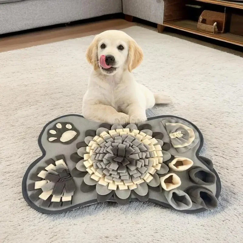 PawQuest interactieve snuffelmat voor honden | Vertraagt het eettempo | Stimuleert mentale activiteit | Bevordert gezonde spijsvertering | Machinewasbaar en duurzaam