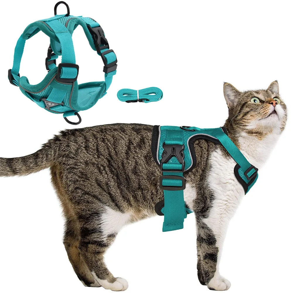 PawSecure | Veilig en Comfortabel Buitenharnas voor Honden en Katten | Reflecterend en Ademend Mesh | Verschillende Maten en Kleuren - Image 3